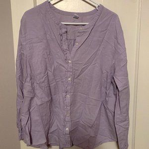 Lilac Button Down, Old Navy Size XXL